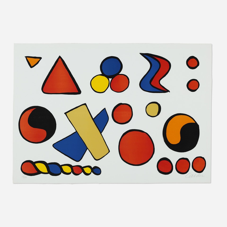 Composition aux formes Geometriques by Alexander Calder