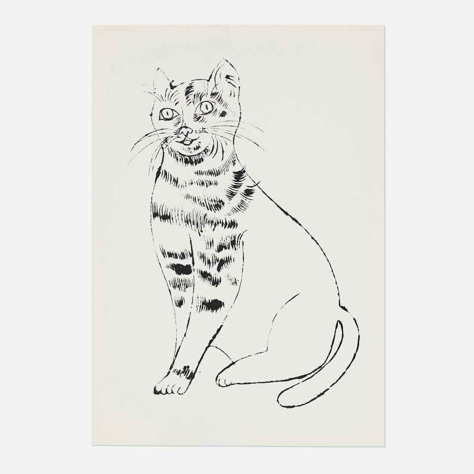 25 Cats Name Sam and One Blue Pussy by Andy Warhol