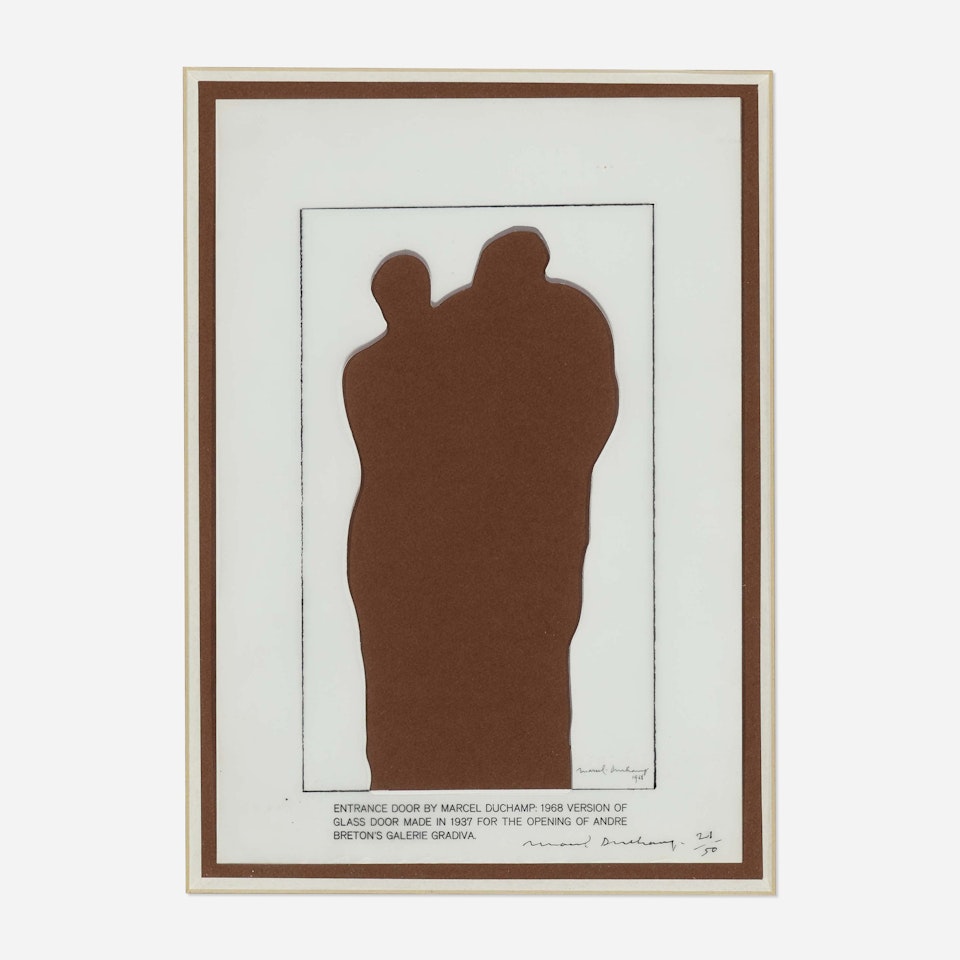 Announcement for the Doors Exhibition by Marcel Duchamp