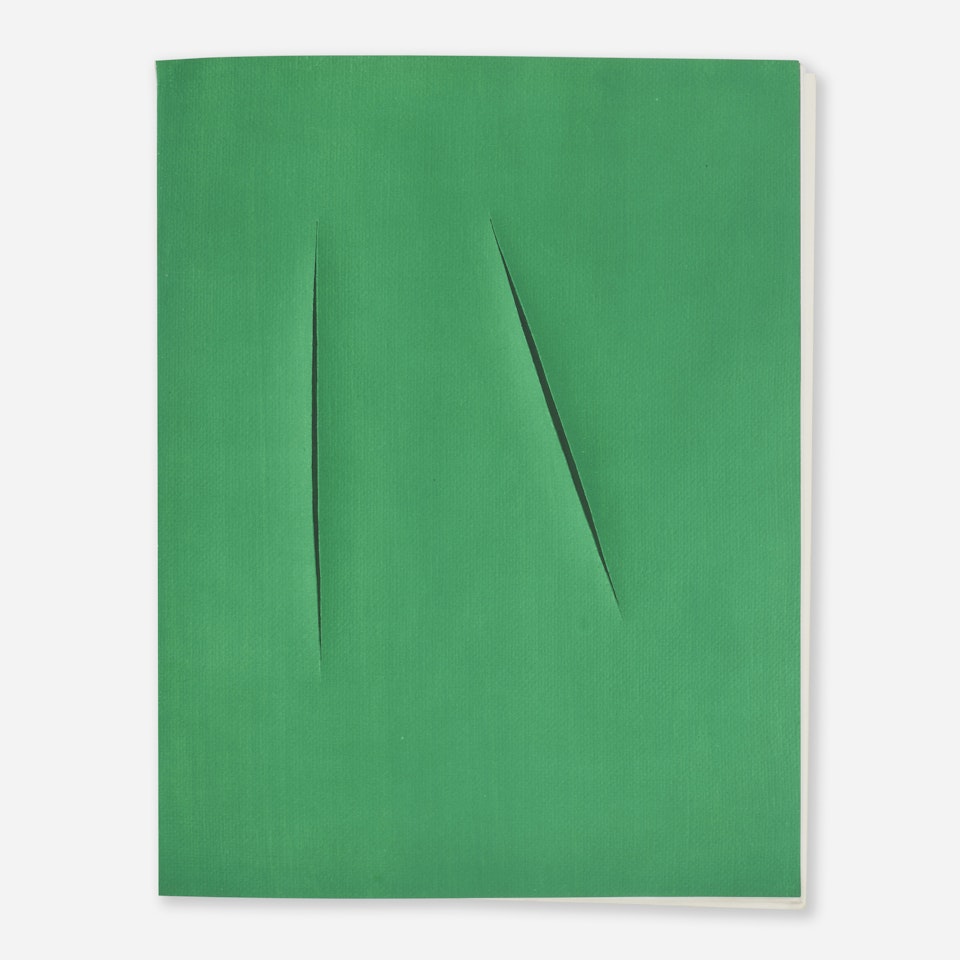 Concetto Spaziale (from XXe Siecle) by Lucio Fontana