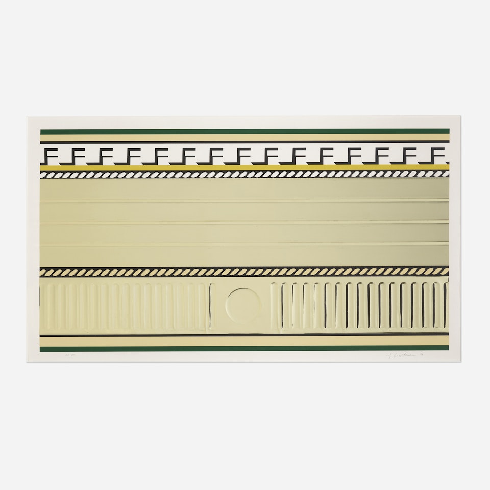 Entablature III (from the Entablature series) by Roy Lichtenstein