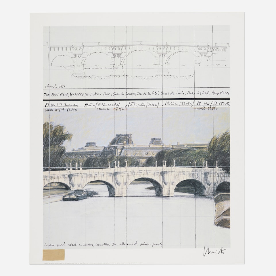 Pont Neuf Wrapped by Christo