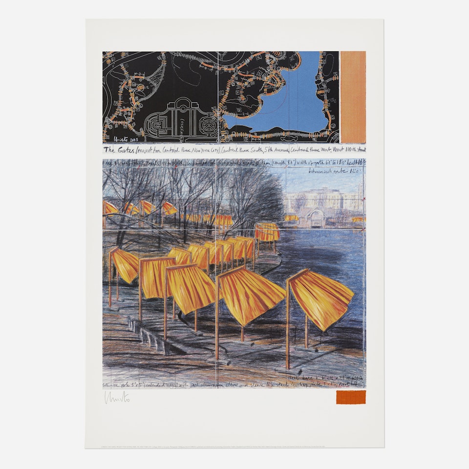 The Gates, Project for Central Park, VIII, New York City by Christo