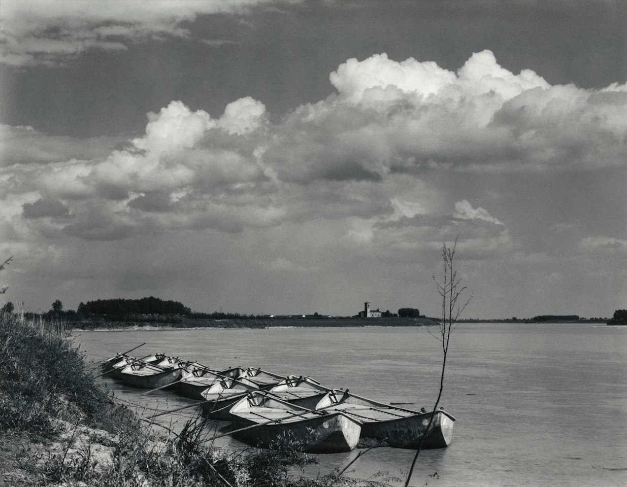 River Po, Luzzara, Italy by Paul Strand