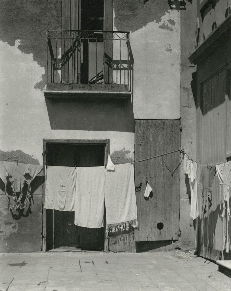 Courtyard, Le Bacares, Pyrenées-Orientales, France by Paul Strand