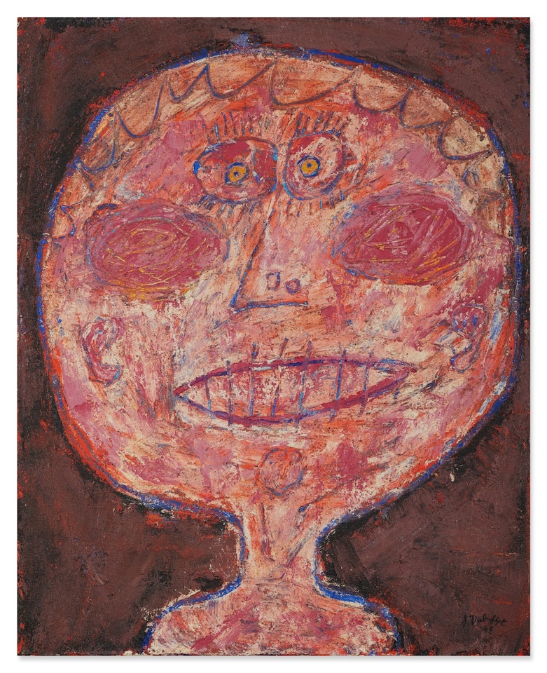 Sourire (Tête hilare II) (Smile (Hilarious Face II)) by Jean Dubuffet