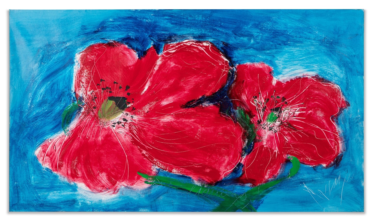 Coquelicots liquides by Jean Messagier