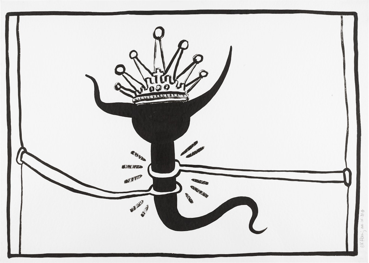 King Sperm by Keith Haring