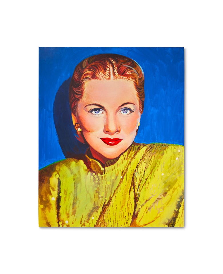 Cinémonde 7, Joan Fontaine   (d'ap. photo Universal International) by Bernard Rancillac
