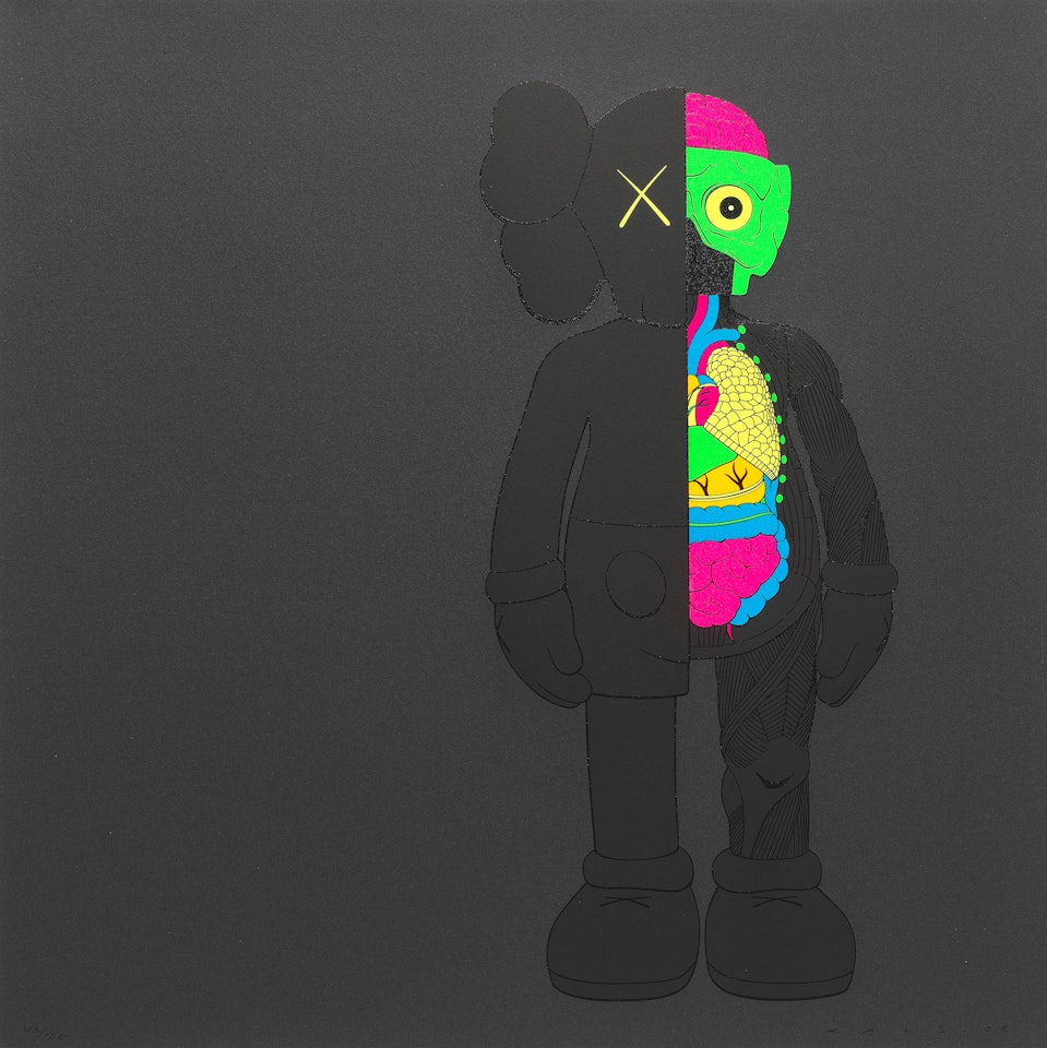 Dissected Companion (Black) by Kaws