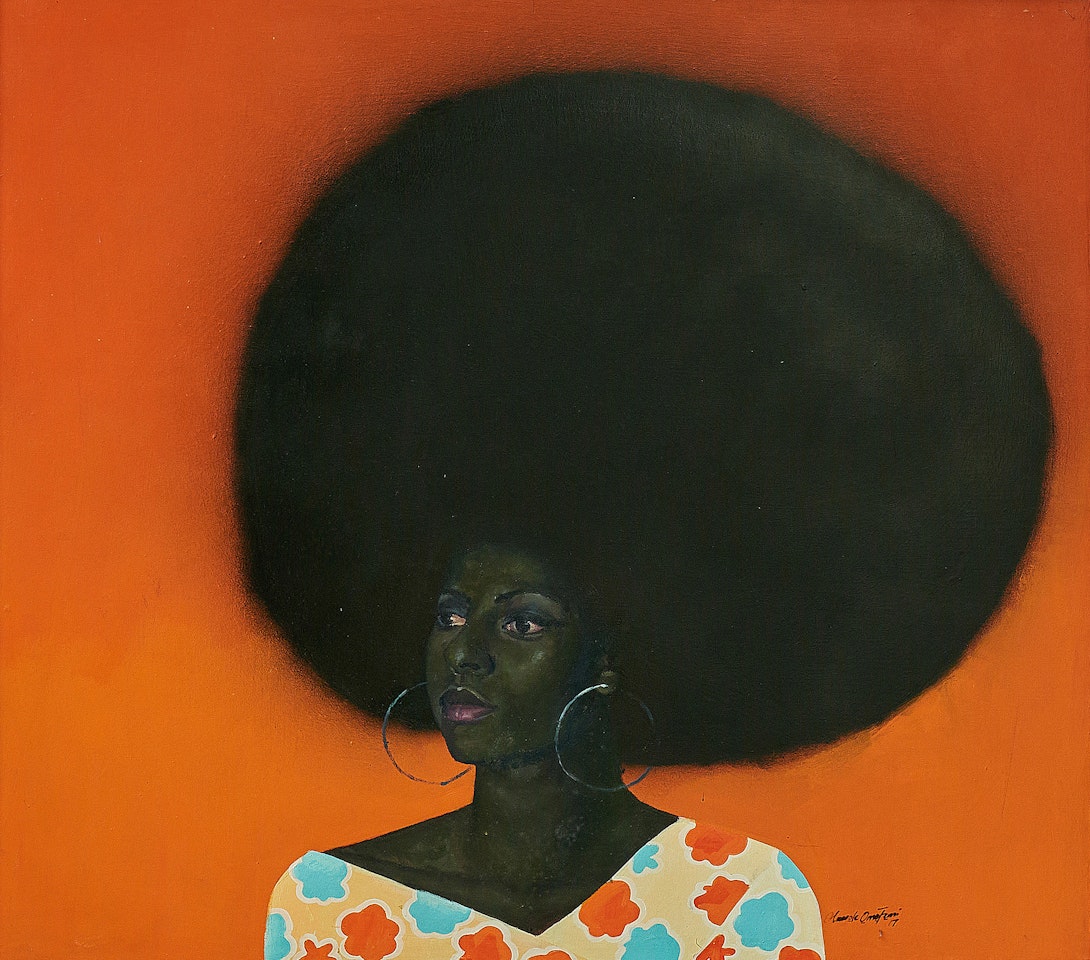 Portrait of a Lady by Oluwole Omofemi