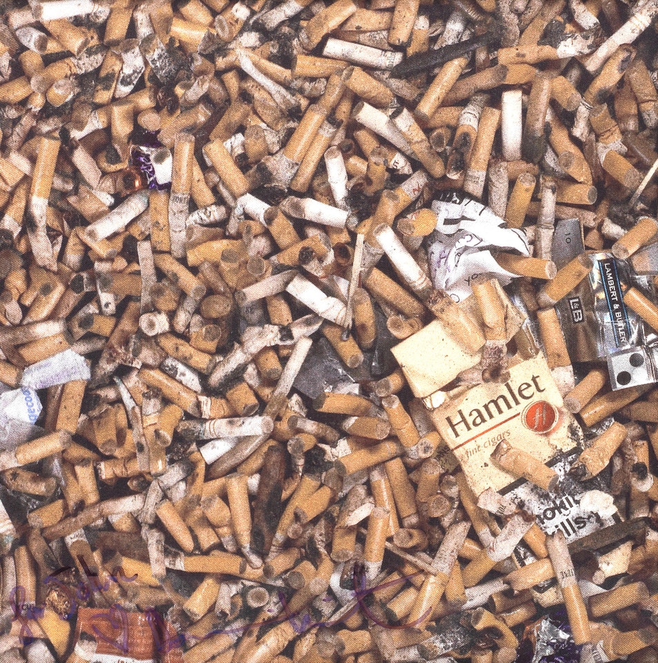 Cigarettes Butts by Damien Hirst
