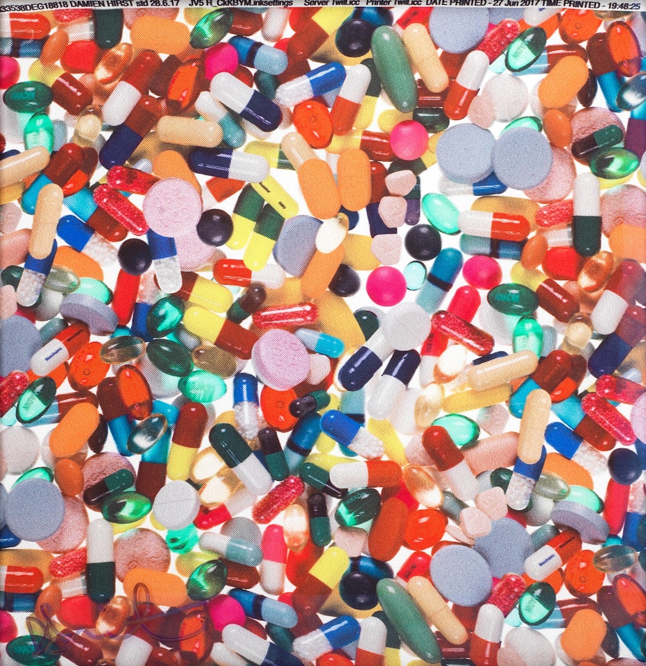 Rainbow Pills by Damien Hirst