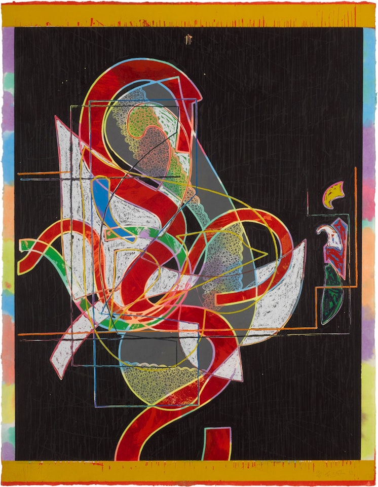 Pergusa Three (Axsom 143) by Frank Stella