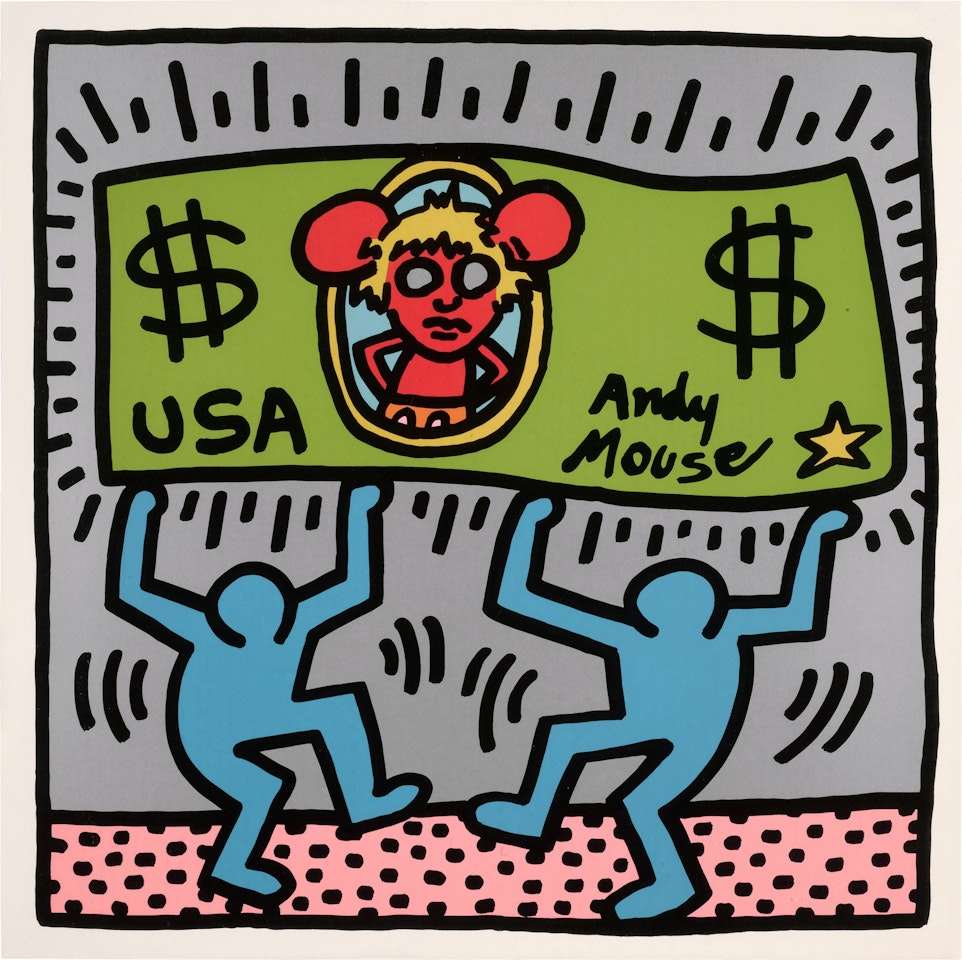 Andy Mouse (Littmann p. 65) by Keith Haring