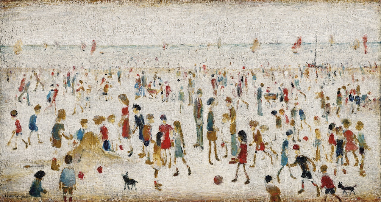 On the Sands by Laurence Stephen Lowry