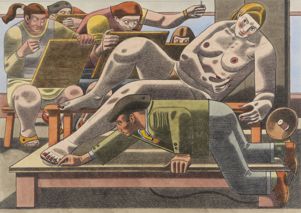 Marking the Pose by William Roberts