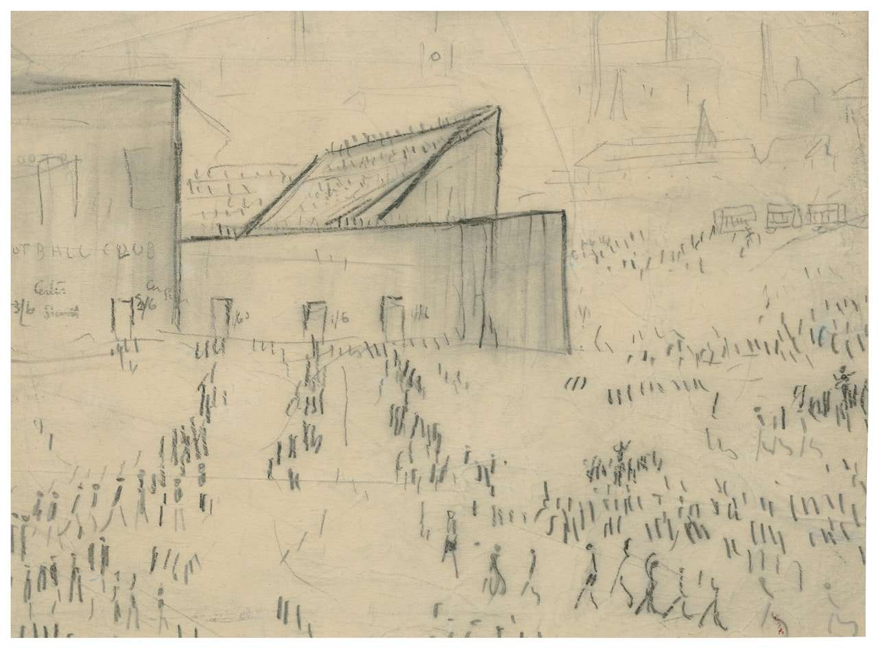 Going to the Match by Laurence Stephen Lowry