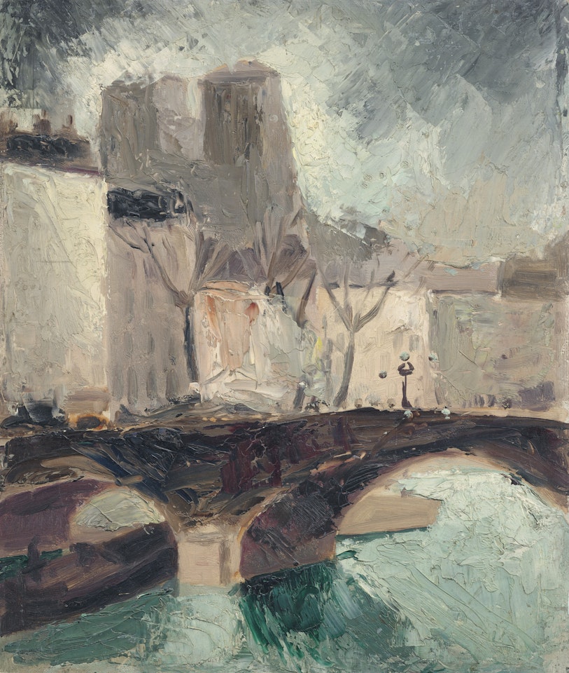 Bridge and Notre Dame, Paris by Christopher Wood