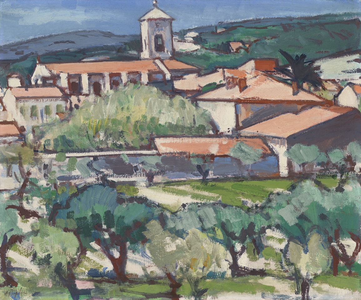 Church at Cassis by Samuel John Peploe