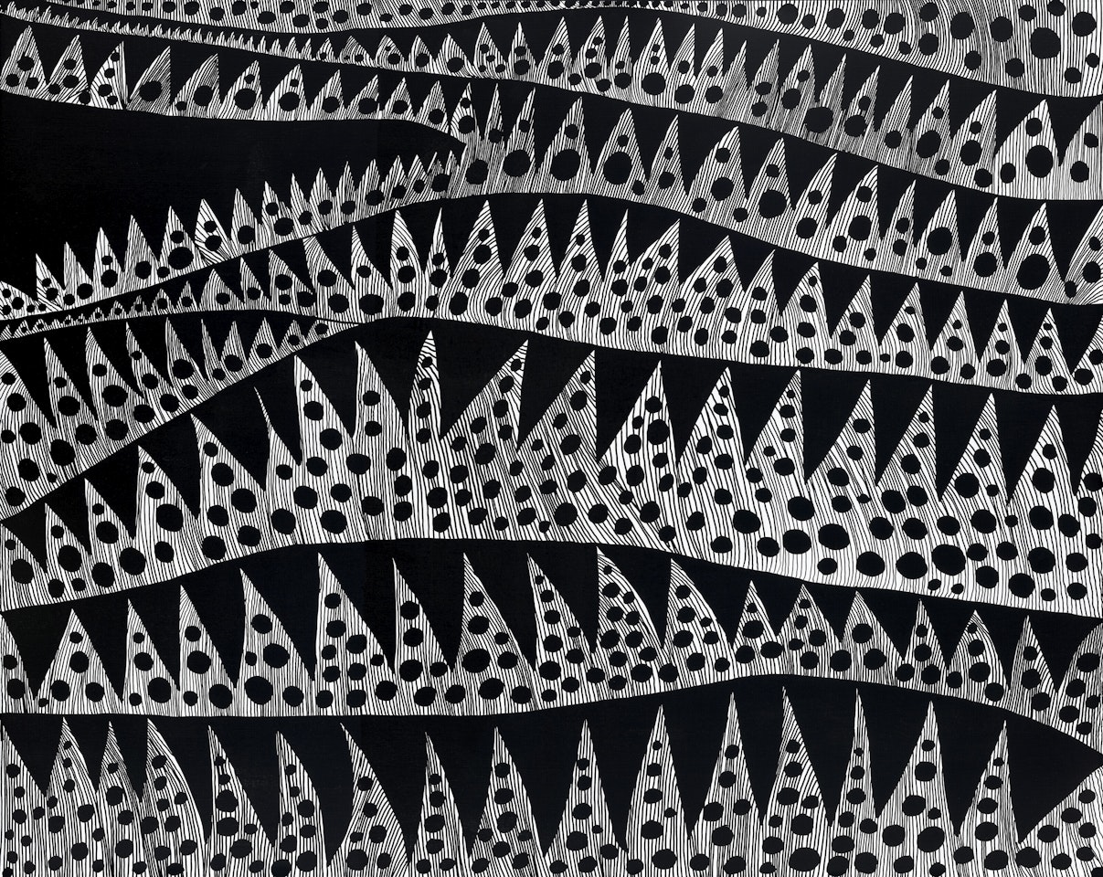 Waves (TWXZO) by Yayoi Kusama