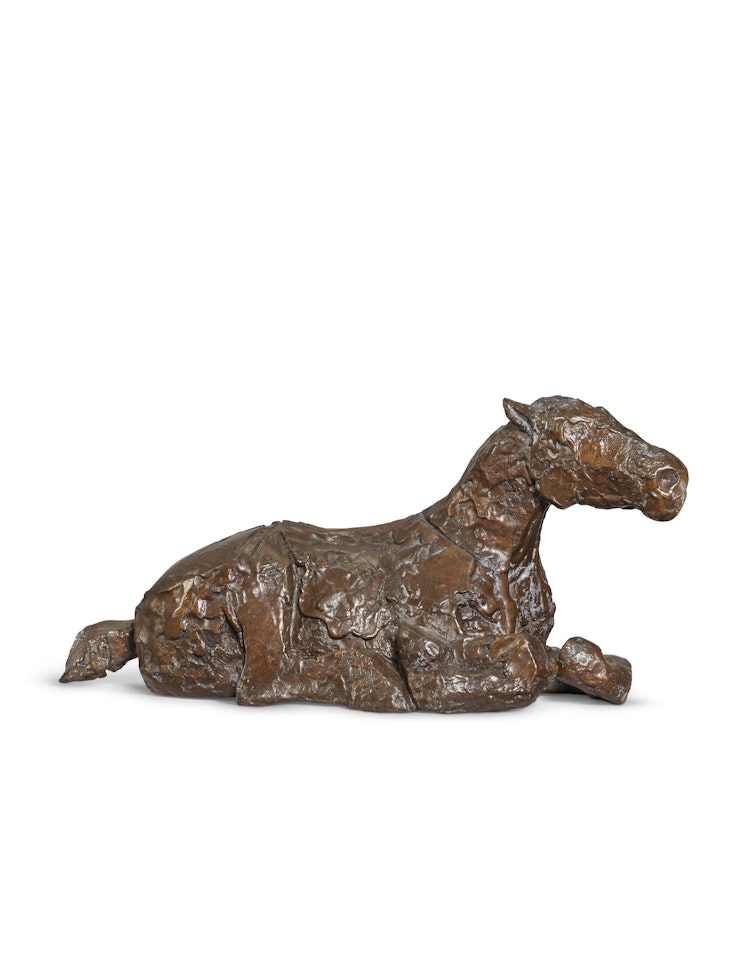 Small Lying Down Horse by Elisabeth Frink