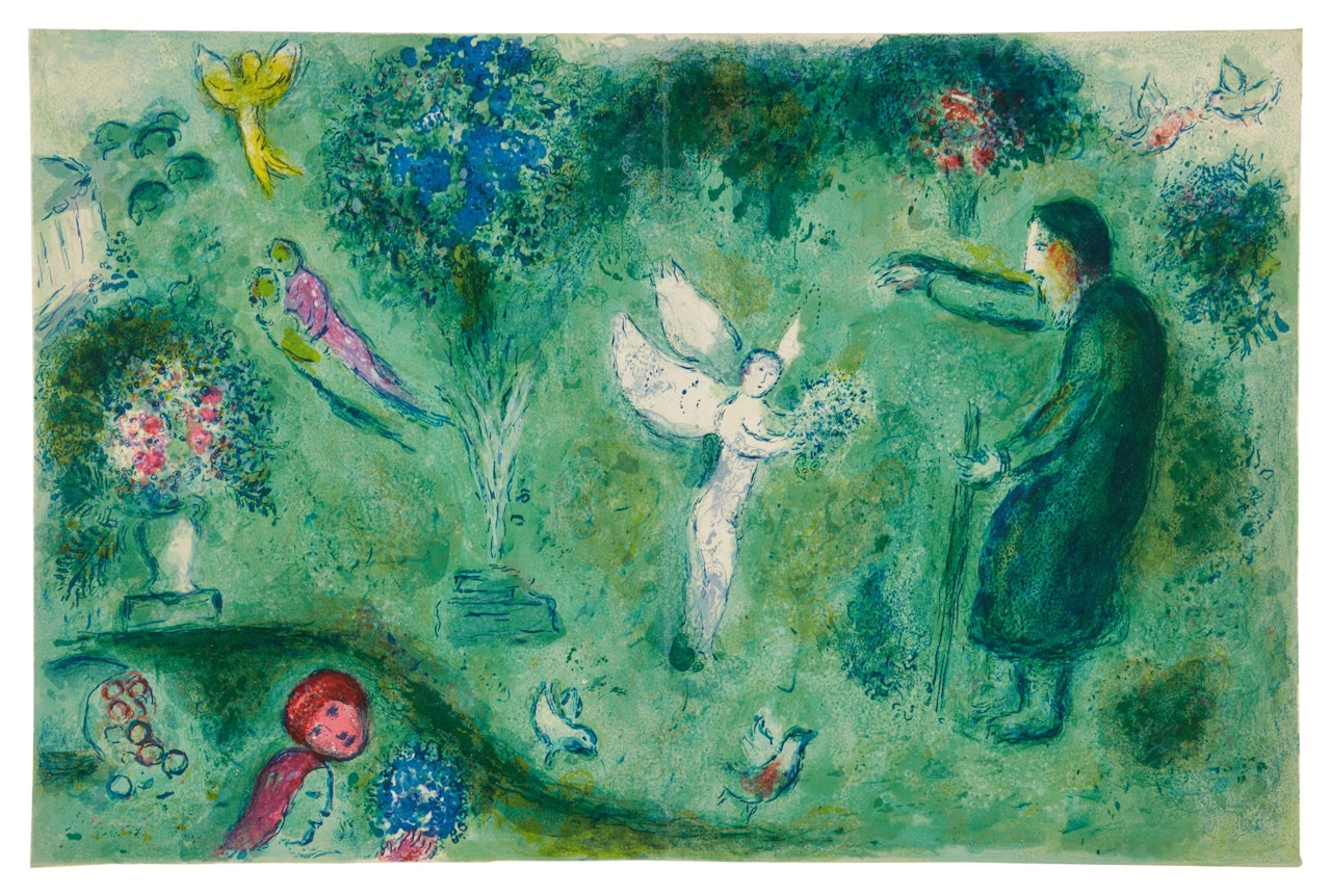 Daphnis and Chloe (Mourlot 308-349; Cramer Books 46) by Marc Chagall