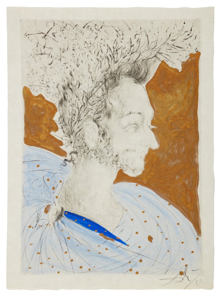 Les amours de Cassandre (Michler/Löpsinger 248-57; Field 68-2) by Salvador Dali