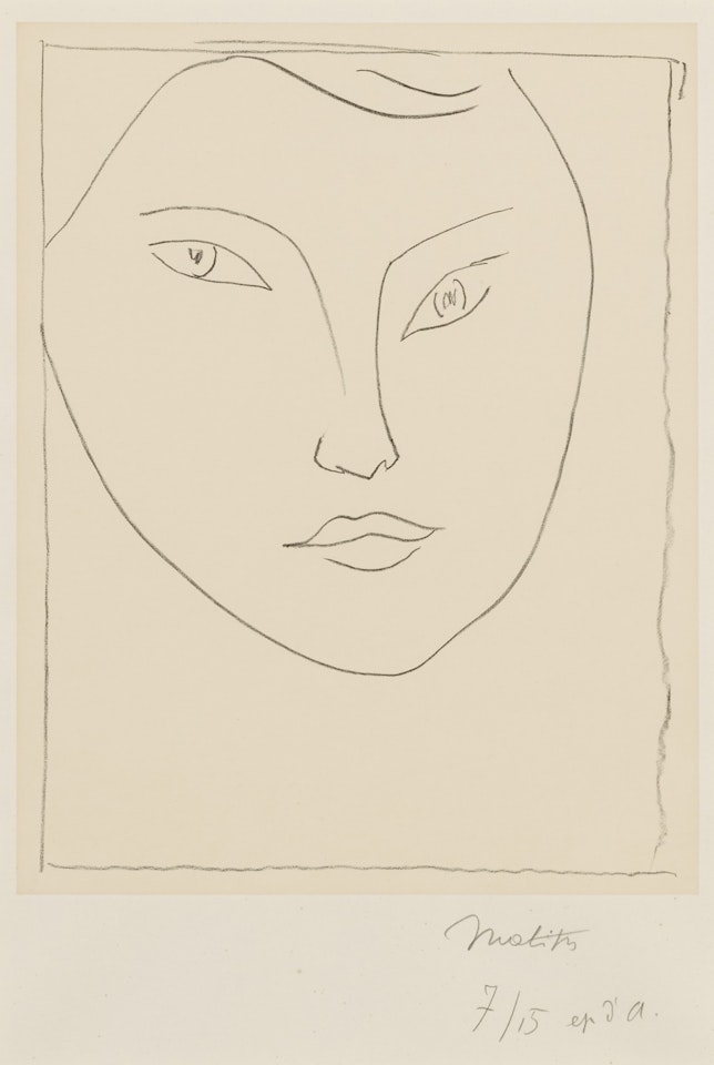 Portrait de Claude D. (Duthuit 585) by Henri Matisse