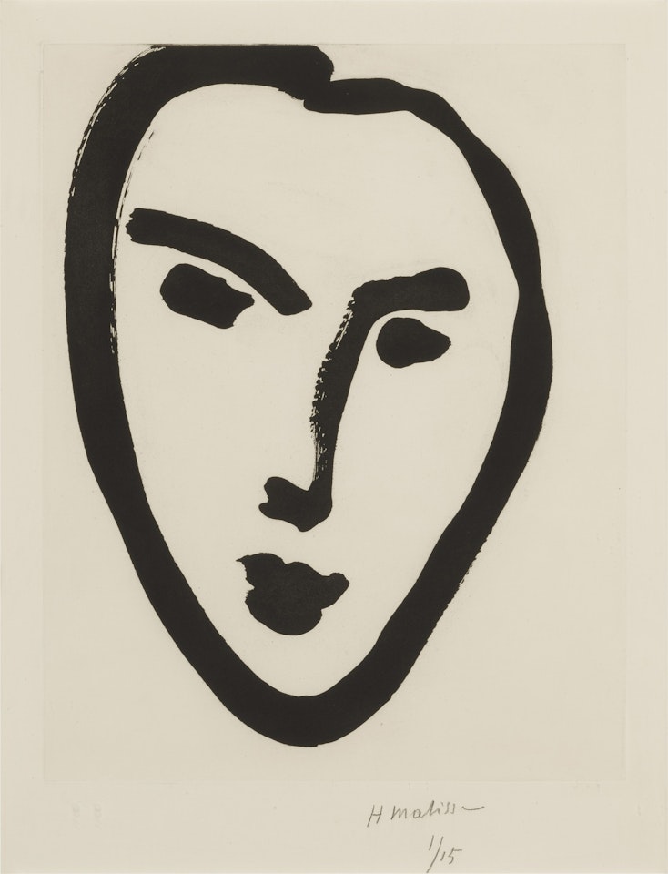 Jeune étudiant. Masque I (Duthuit 818) by Henri Matisse