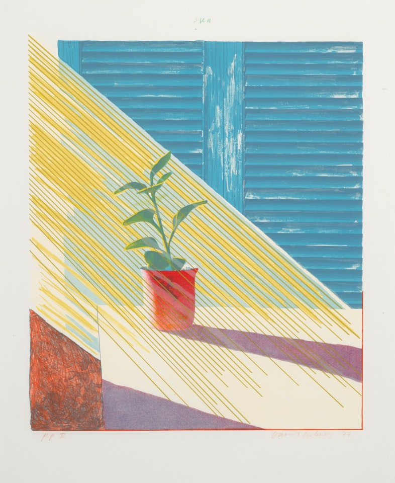 Sun (Scottish Arts Council 136; Museum of Contemporary Art, Tokyo 127) by David Hockney