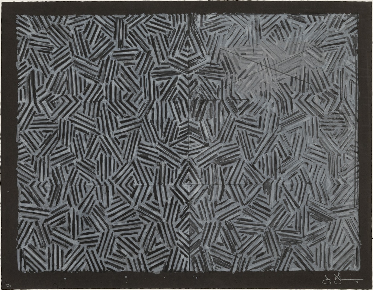 Corpse and Mirror (ULAE 168) by Jasper Johns