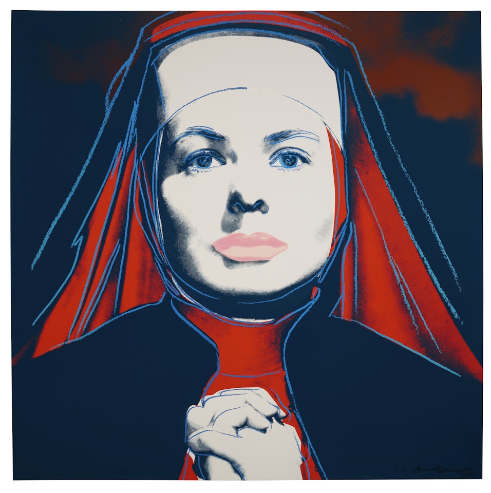 The Nun, from Ingrid Bergman by Andy Warhol