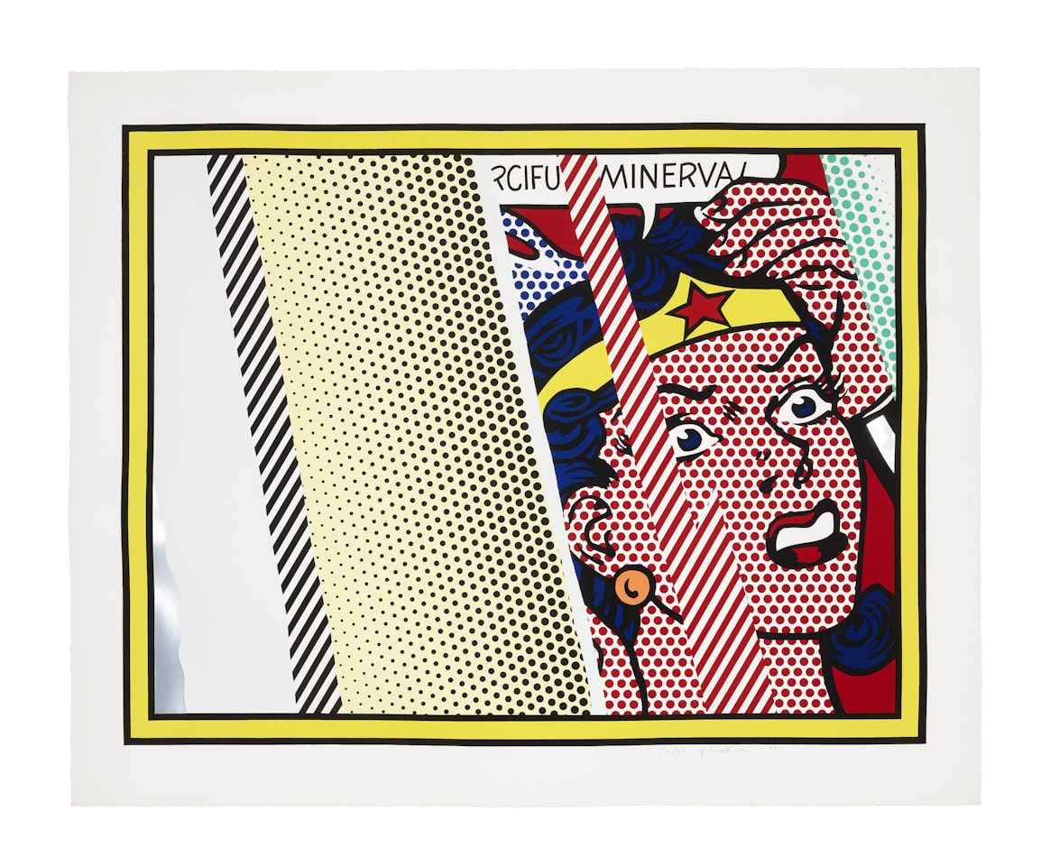 Reflections on Minerva, from Reflections Series by Roy Lichtenstein