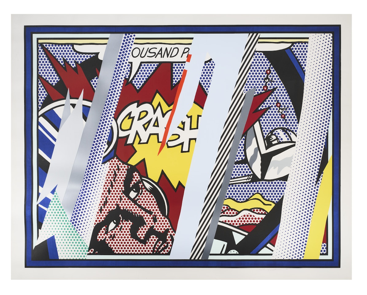 Reflections on Crash, from Reflections Series by Roy Lichtenstein