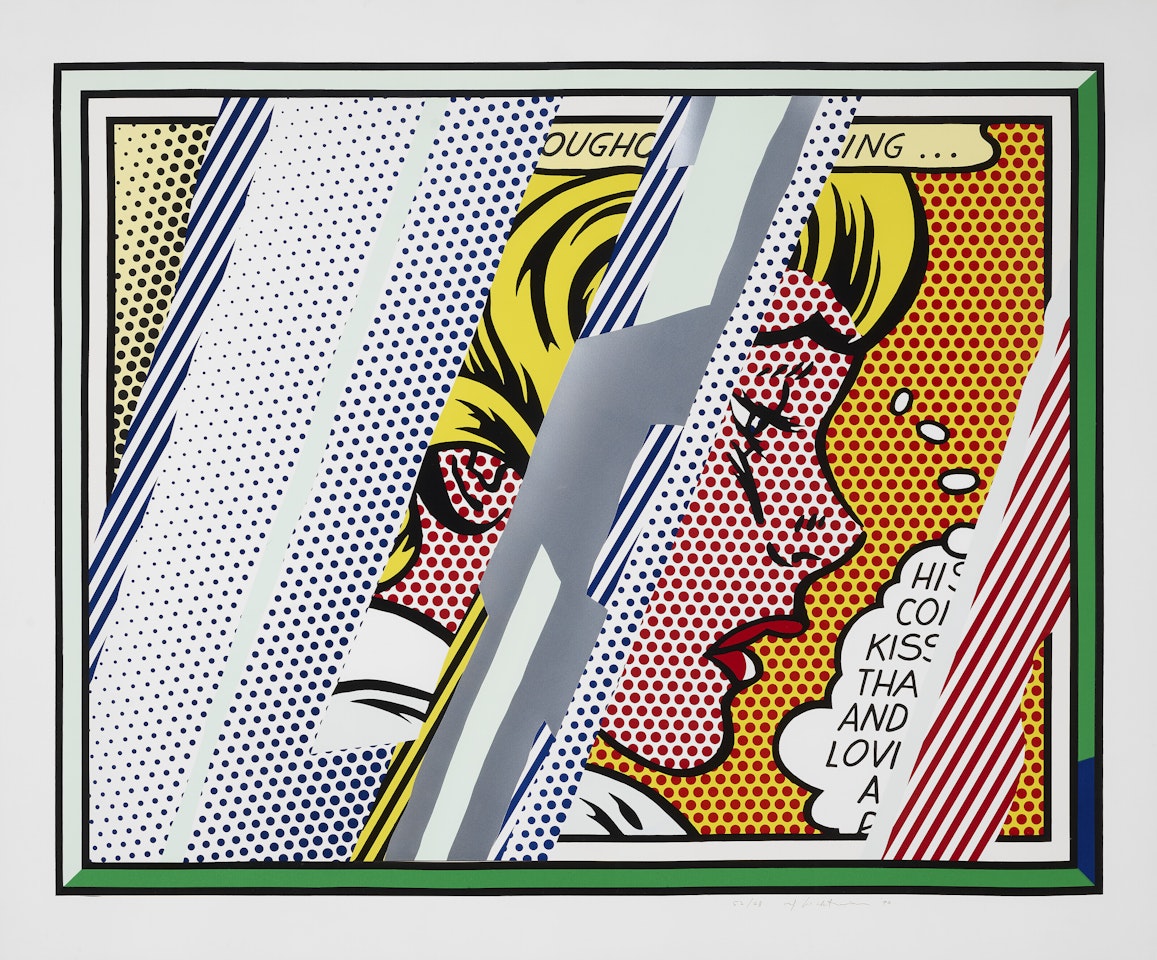Reflections on Girl, from Reflections Series by Roy Lichtenstein