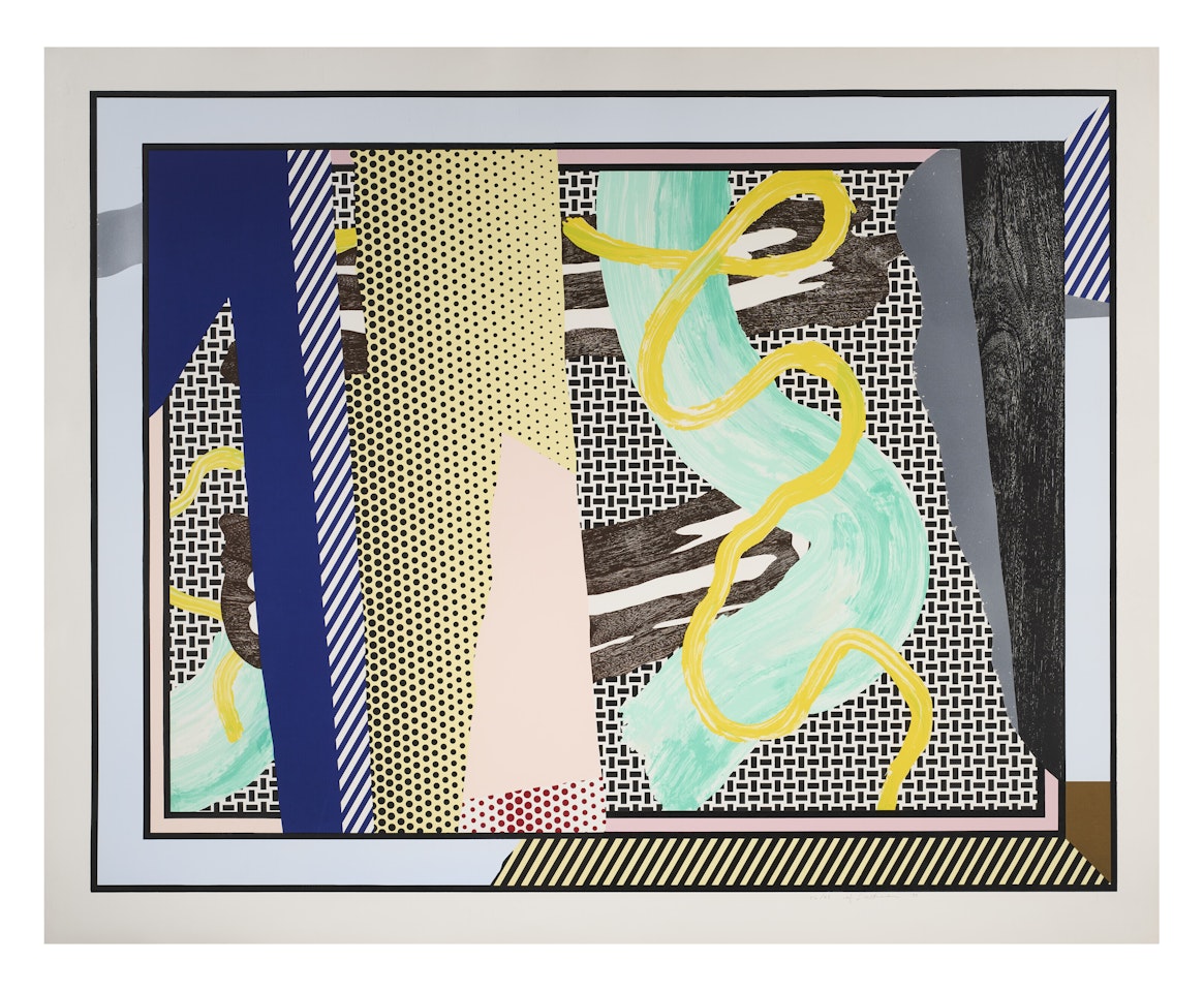 Reflections on Brushstrokes, from Reflections Series by Roy Lichtenstein