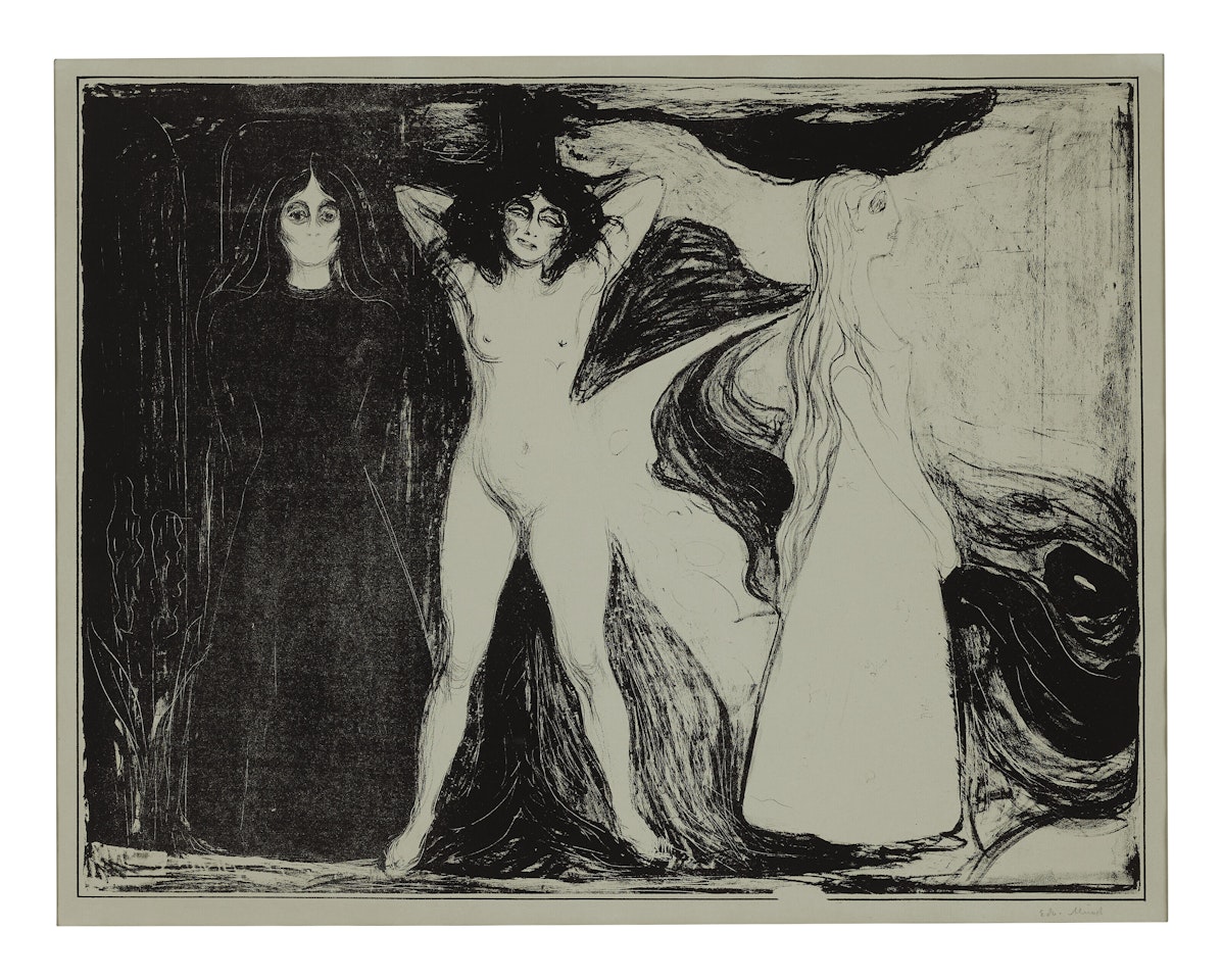 Das Weib (Woman) by Edvard Munch