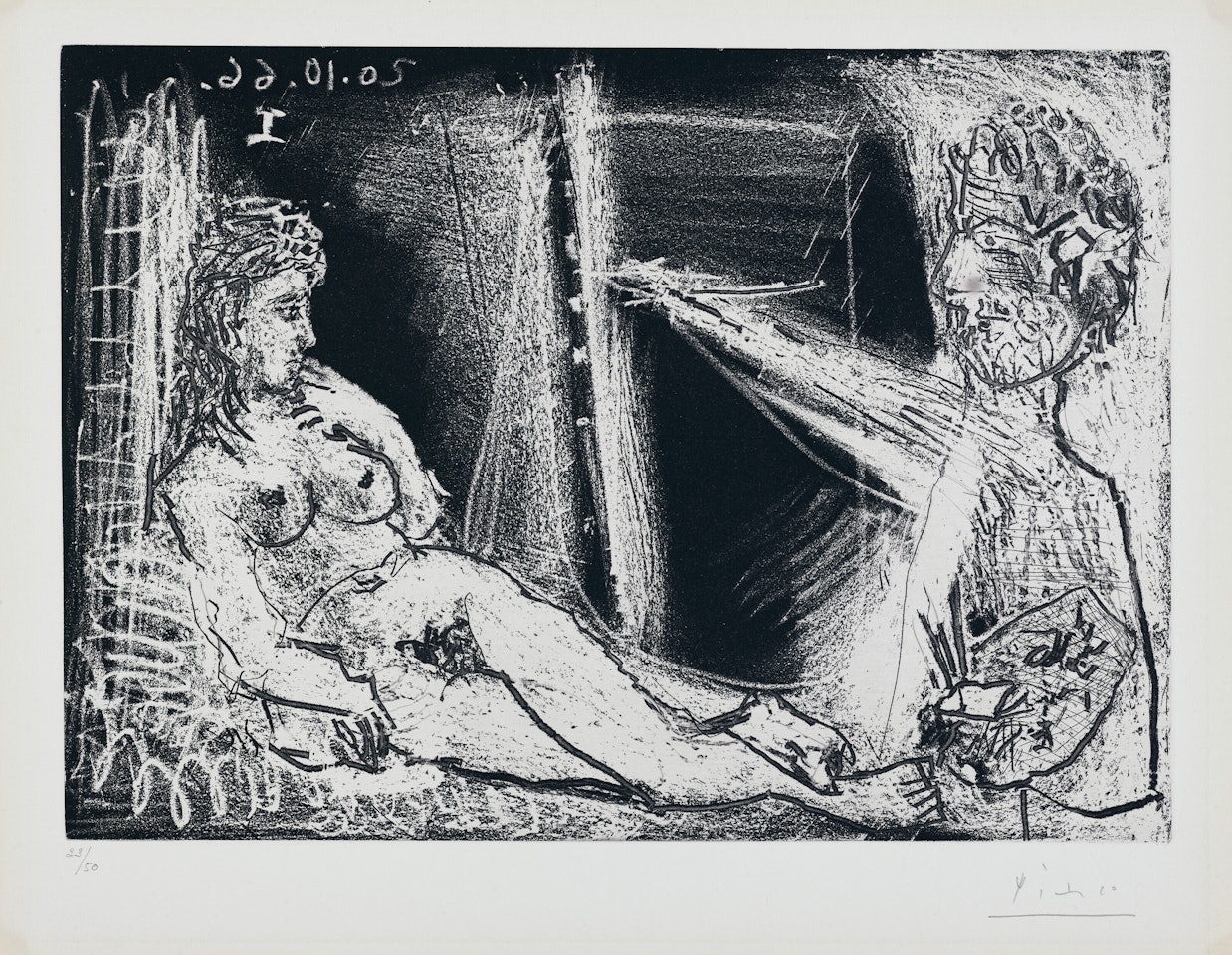 Peintre et modèle by Pablo Picasso