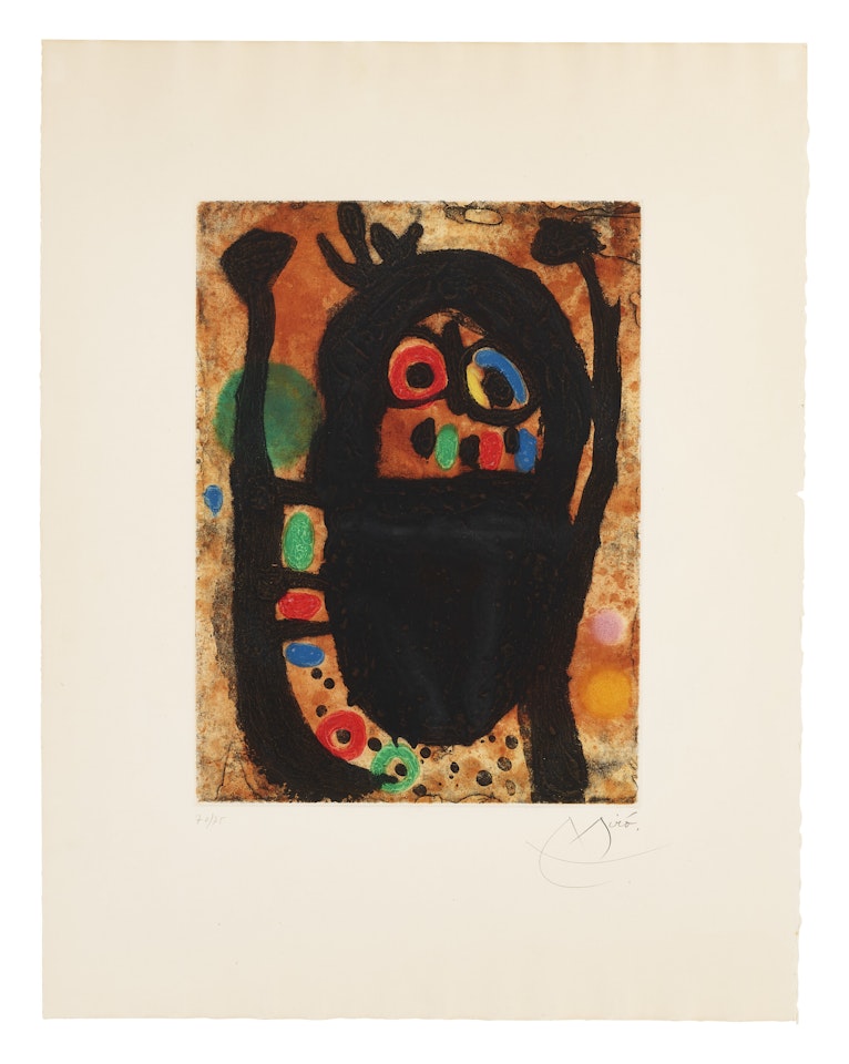 La Femme aux bijoux by Joan Miró