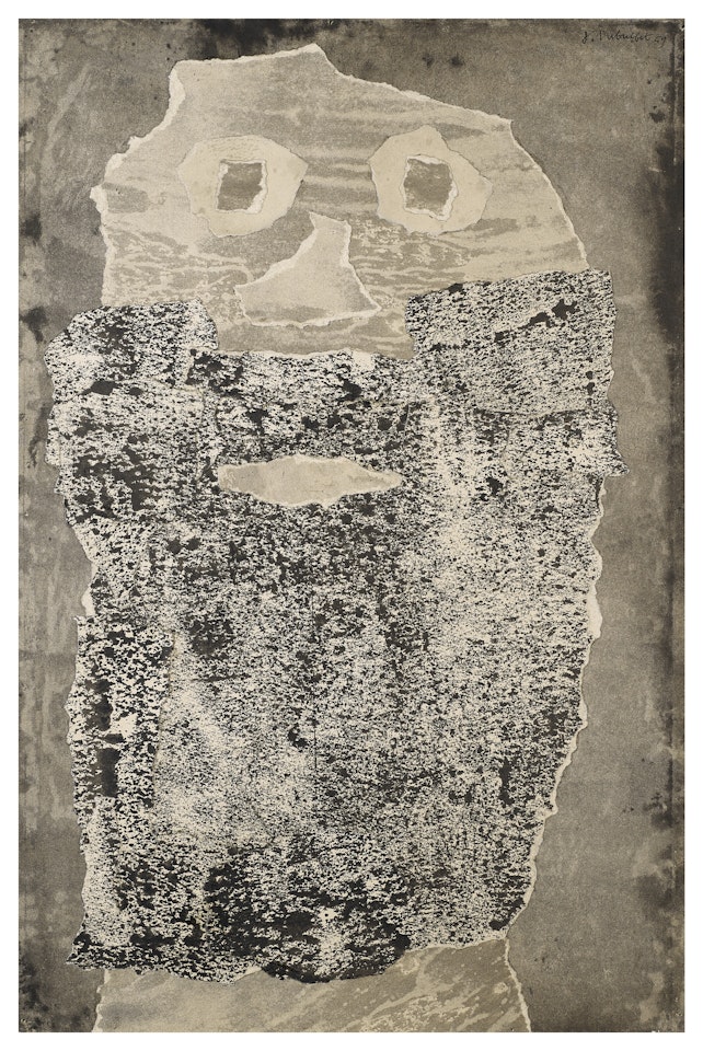 Barbe de la sentence inique by Jean Dubuffet