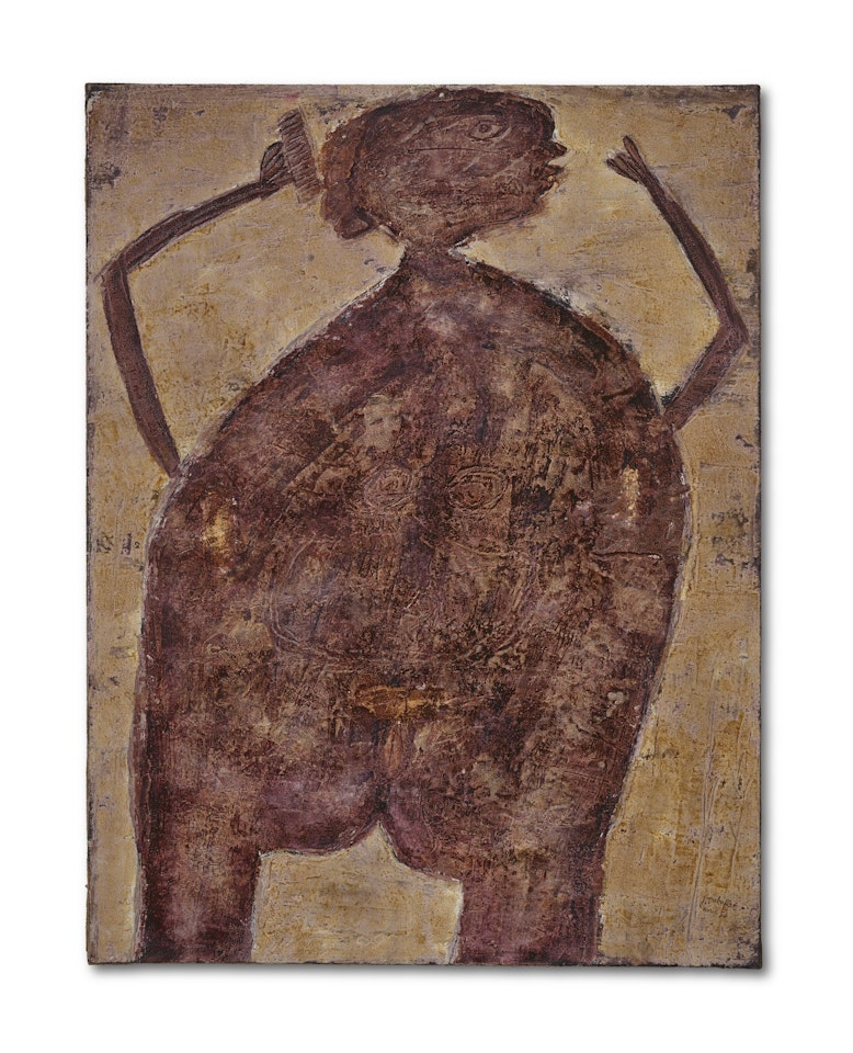 La fille au peigne by Jean Dubuffet