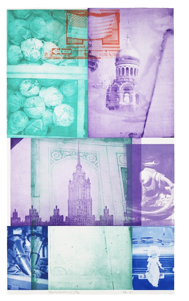 Soviet/American Array IV by Robert Rauschenberg