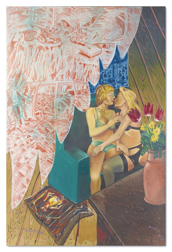 Manzonihügel (Manzoni Hill) by Jörg Immendorff