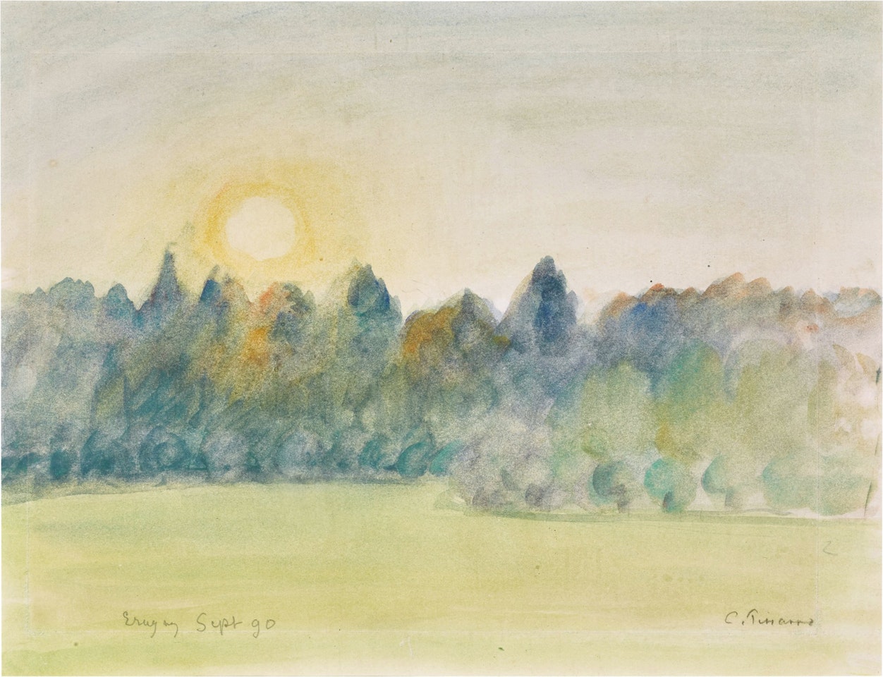 Eragny by Camille Pissarro