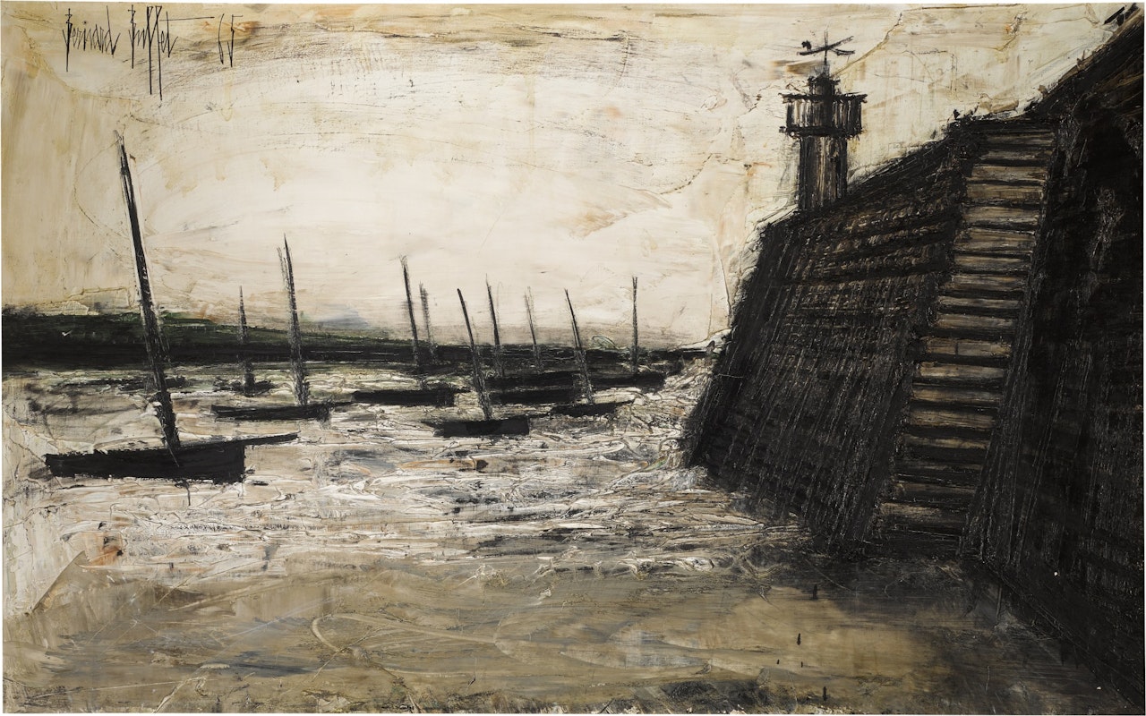 Erquy, le phare by Bernard Buffet