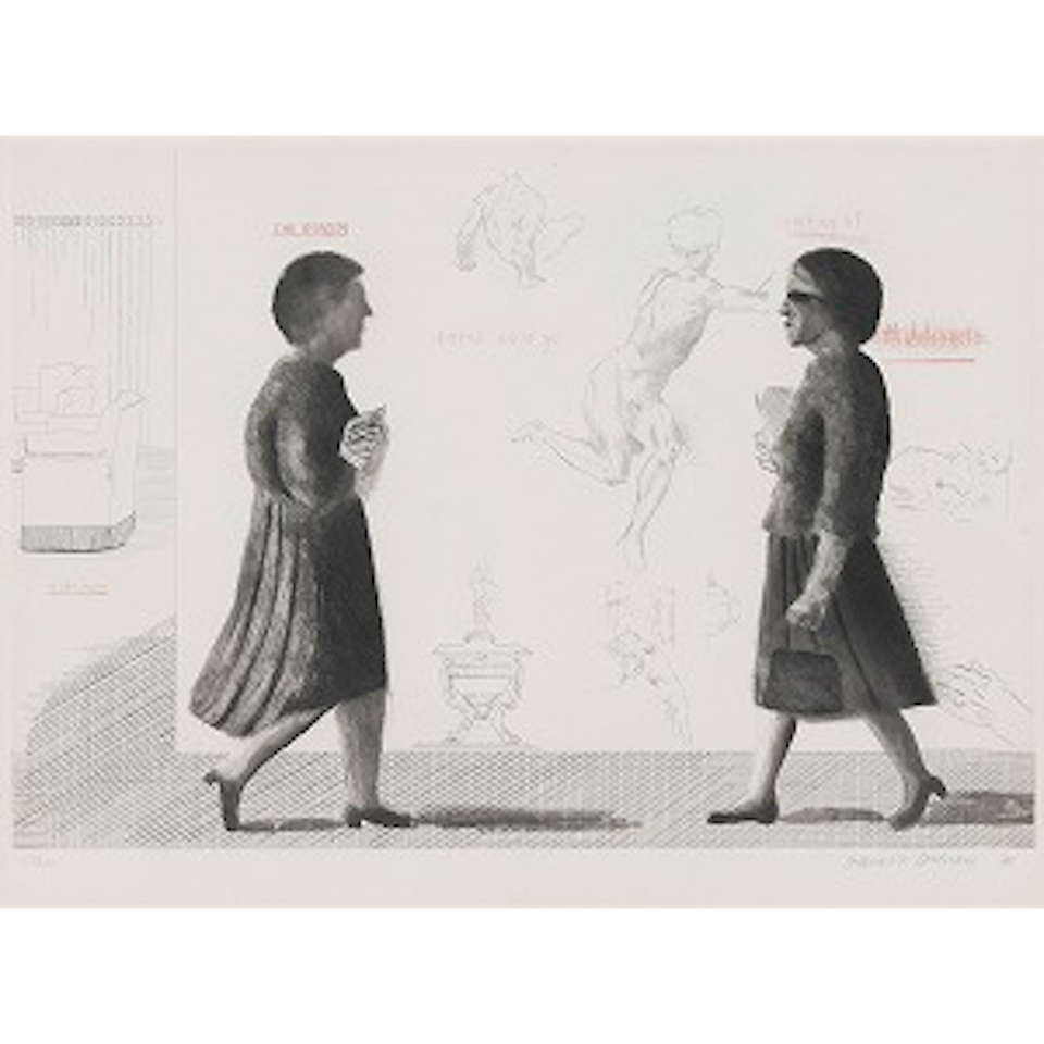 Homage to Michelangelo (M.C.A.T. 162) by David Hockney