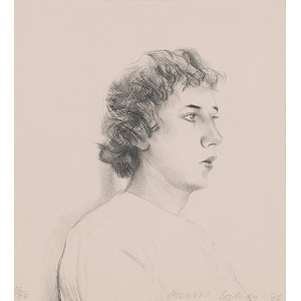 Small Head of Gregory (M.C.A.T. 173) by David Hockney