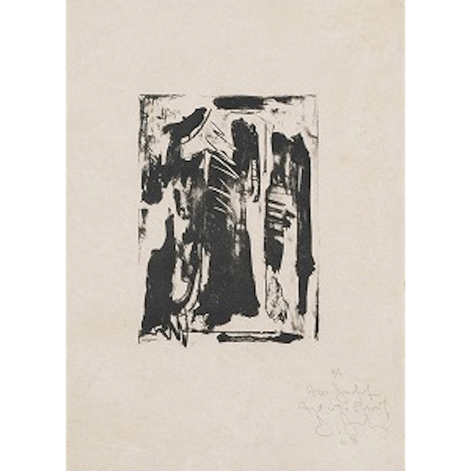 Figure 1 (ULAE 13) by Jasper Johns