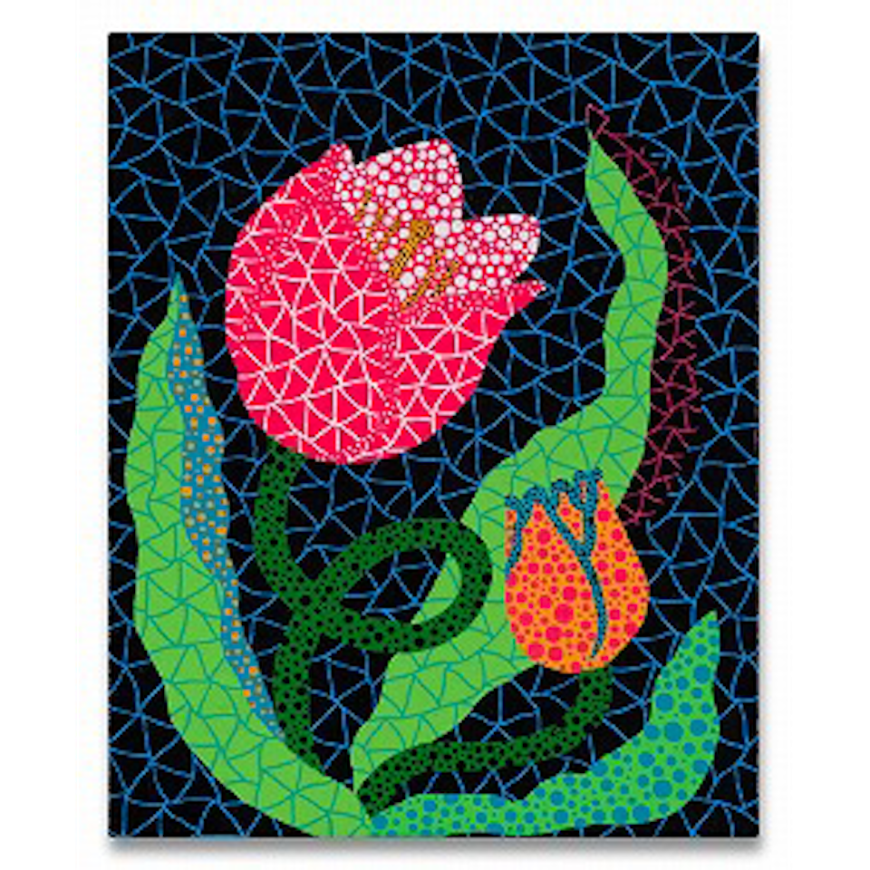 FLOWERS (WAO) by Yayoi Kusama